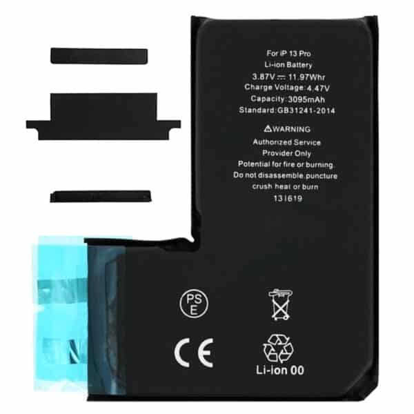 OEM - Smartphone Battery (19318) - without Flex-Cable - iPhone 13 Pro - 3095mAh - Μαύρο