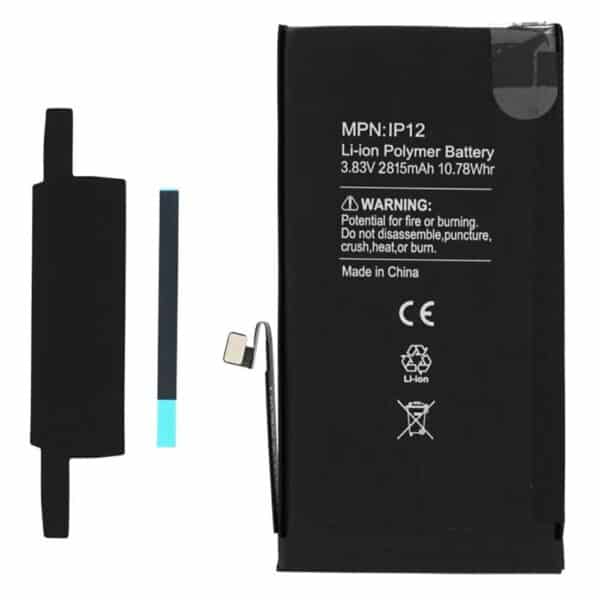 OEM - Smartphone Battery (20630) - Decoded with Extra IC (without Welding) - iPhone 12 / 12 Pro - 2815mAh - Μαύρο