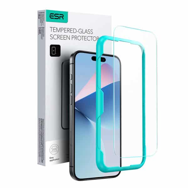 ESR - TempeΚόκκινο Glass - iPhone 16 Pro Max - Clear