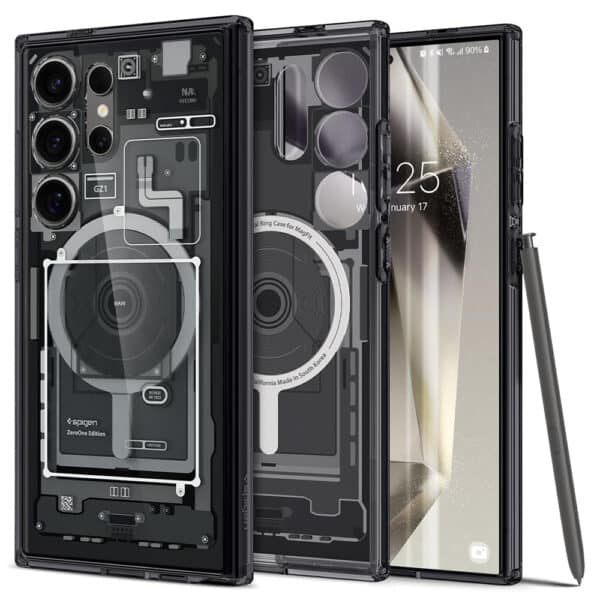 Spigen - Ultra Hybrid Zero One OneTap MagSafe Ring - Samsung Galaxy S24 Ultra - Matte Μαύρο