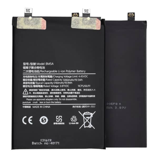 OEM - Smartphone Battery BM5A (18714) - Xiaomi Redmi Note 11 Pro 4G - 5060mAh - Μαύρο