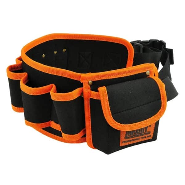 Jakemy - Professional Tool Waist Bag Belt (JM-B04) - Adjustable, Waterproof, for Storage - Μαύρο