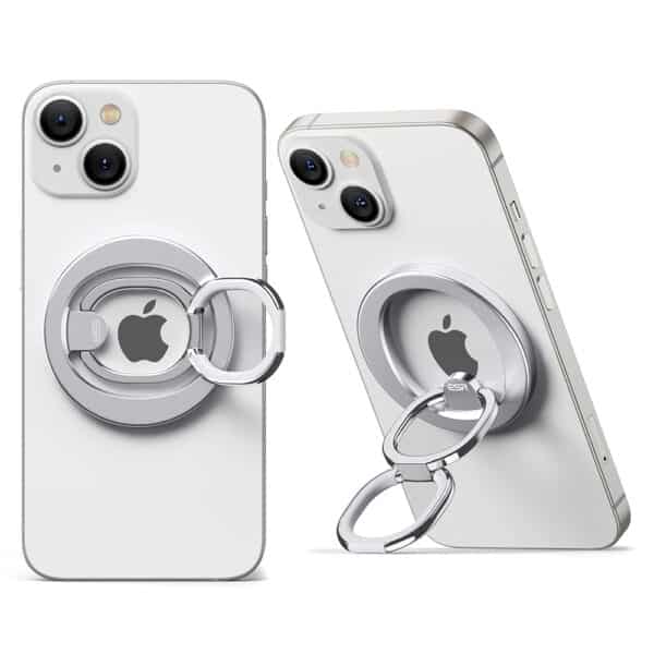 ESR - Phone Ring HaloLock Stand - Συμβατό με MagSafe, Foldable Feature, Magnetic - Ασημί