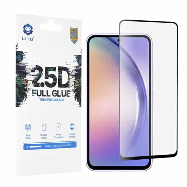 Lito - 2.5D FullGlue Glass - Samsung Galaxy A54 - Μαύρο