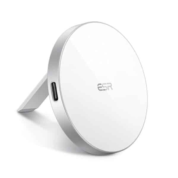 ESR - Ασύρματος Φορτιστής HaloLock - MagSafe Compatible, with Kickstand - Λευκό