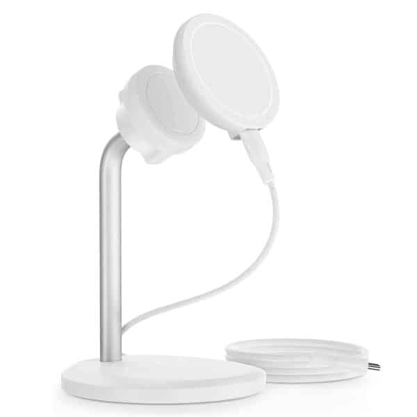 ESR - Ασύρματος Φορτιστής HaloLock Shift - Stand with Removable Magnetic Pad, MagSafe Compatible - Λευκό