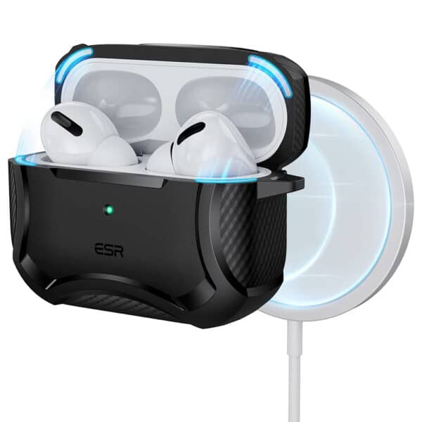 ESR - Cyber Armor Tough Case HaloLock - Apple AirPods Pro 1 / 2 - Μαύρο
