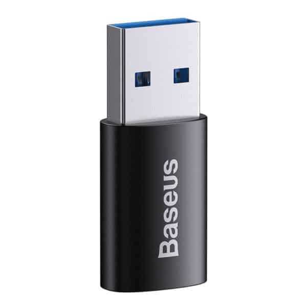 Baseus - OTG Adapter Ingenuity Series (ZJJQ000101) - USB 3.1 to Type-C, Aluminium Alloy, 10Gbps - Μαύρο