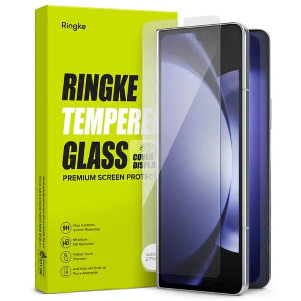 Ringke - Cover Display TempeΚόκκινο Glass - Samsung Galaxy Z Fold5 - Clear