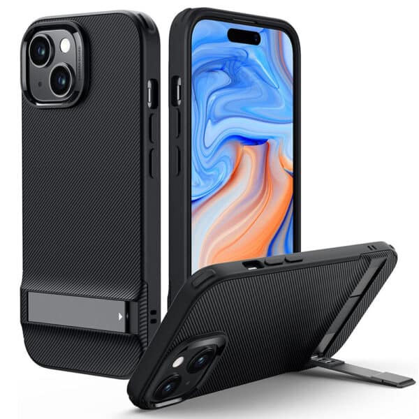 ESR - Air Shield Boost Kickstand - iPhone 15 Plus - Translucent Μαύρο