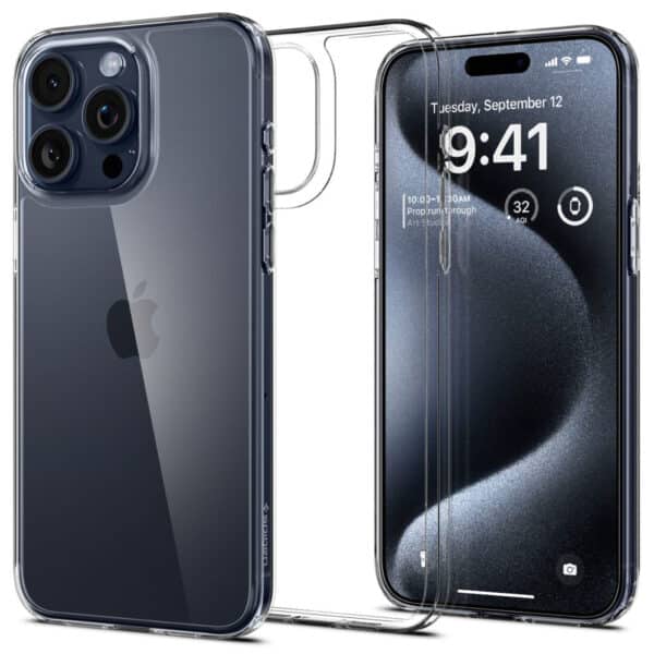 Spigen - Air Skin Hybrid - iPhone 15 Pro - Crystal Διάφανη