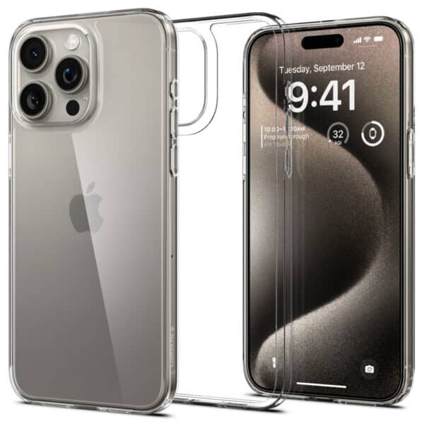 Spigen - Air Skin Hybrid - iPhone 15 Pro Max - Crystal Διάφανη