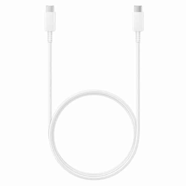 Samsung - Data Cable (EP-DN975BWEGWW) - Fast Charging, 2x Type-C, 5A, 1m - Λευκό (Bulk Packing)