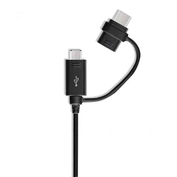 Samsung - Charging Cable (EP-DG950DBEGWW) - USB to Micro-USB, Type-C, 1.5m - Μαύρο (Bulk Packing)