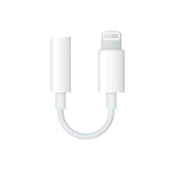Apple - Audio Adapter A1749 (MMX62ZMA/A) - Lightning to Jack 3.5mm - Λευκό (Bulk Packing)