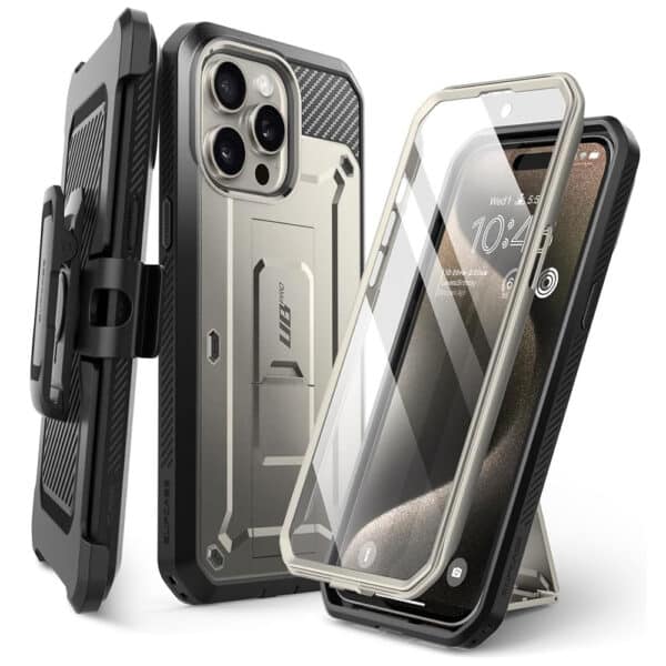 Supcase - Unicorn Beetle Pro - iPhone 15 Pro Max - Titan Γκρί