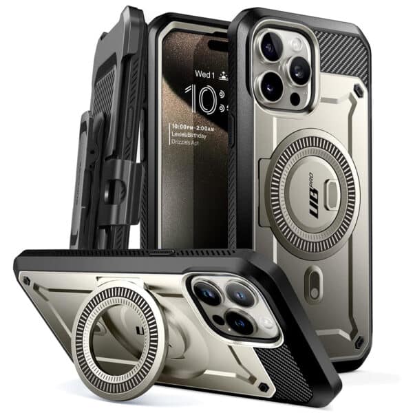 Supcase - Unicorn Beetle Pro MagSafe - iPhone 15 Pro - Titan Γκρί