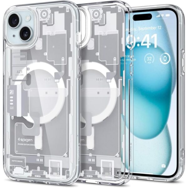 Spigen - Ultra Hybrid MagSafe Zero One - iPhone 15 - Λευκό