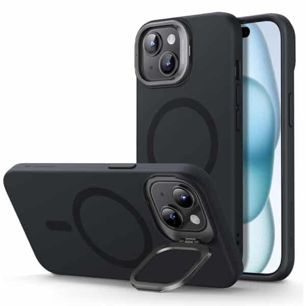 ESR - Cloud Soft HaloLock Kickstand - iPhone 15 Plus - Μαύρο
