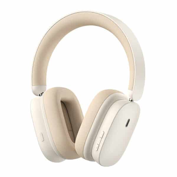 Baseus - Wireless Headphones Bowie H1 (NGTW230202) - Bluetooth 5.2, Foldable, Noise Cancellation - Creamy Λευκό