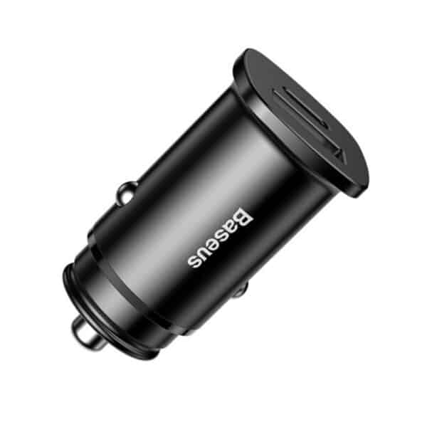 Baseus - Φορτιστής Αυτοκινήτου Square (CCALL-AS01) - USB Type-C, Quick Charge, 5A - Μαύρο