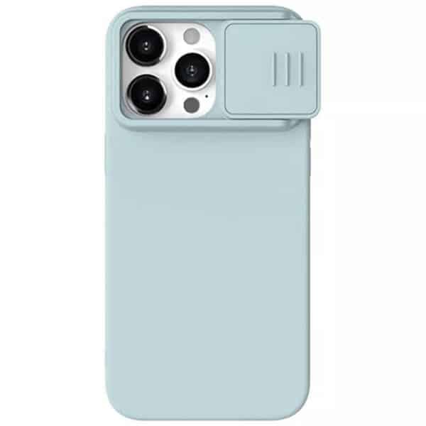 Nillkin - CamShield Silky MagSafe Silicone - iPhone 15 Pro Max - Haze Μπλε