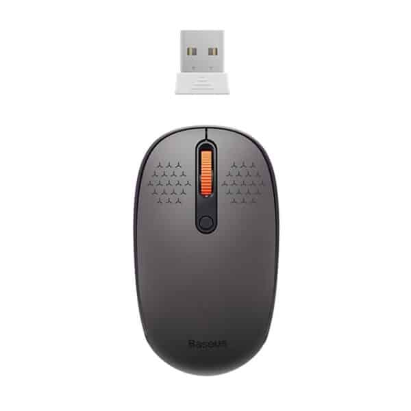 Baseus - Ασύρματο Ποντίκι Tri-Mode F01B (B01055503833-00) - Bluetooth 5.0, 2.4G, 1600 DPI - Frosted Γκρί