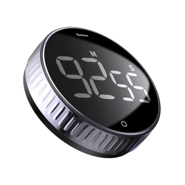 Baseus - Heyo Rotation Countdown Timer (ACDJS-01) - Digital, Magnetic - Μαύρο
