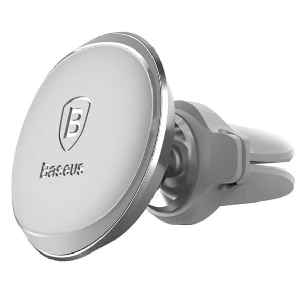 Baseus - Βάση Στήριξης Αυτοκινήτου (C40141201S13-00) - Magnetic Grip για Air Vent Mount with Cable Clip - Ασημί