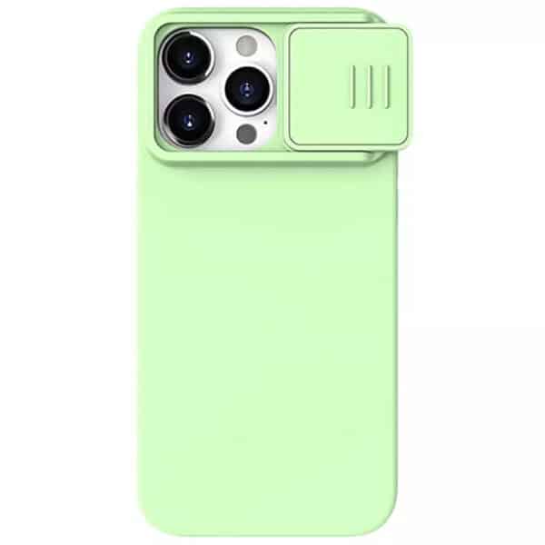 Nillkin - CamShield Silky MagSafe Silicone - iPhone 15 Pro - Mint Πράσινο