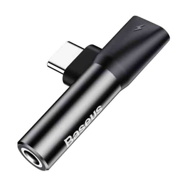 Baseus - Audio Adapter L41 (CATL41-01/A10229300117-Z1) - Type-C to Type-C, Jack 3.5 mm - Μαύρο