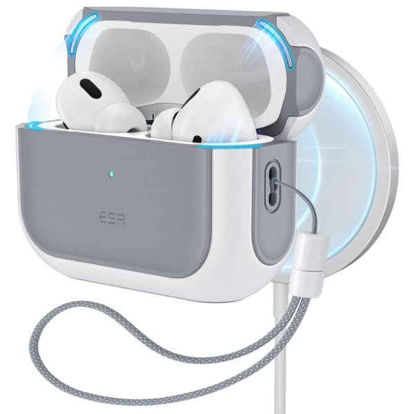ESR - Orbit Hybrid HaloLock Magsafe - Θήκη Σιλικόνης για Apple AirPods Pro 1 / 2 - Λευκό