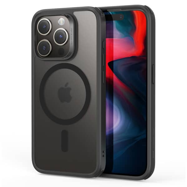 ESR - Classic Hybrid HaloLock - iPhone 15 Pro Max - Frosted Μαύρο