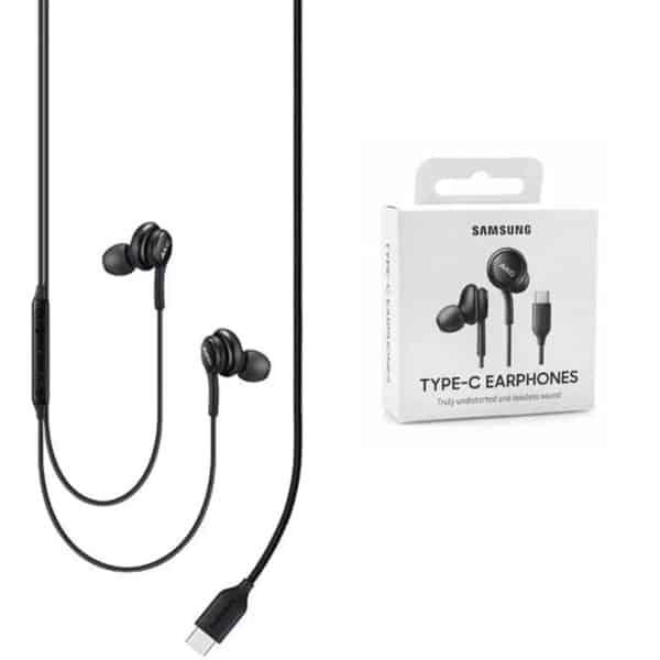 Samsung - Original Ενσύρματα Ακουστικά (EO-IC100BBEGEU) - Type-C with Microphone, 1.2m - Μαύρο (Blister Packing)