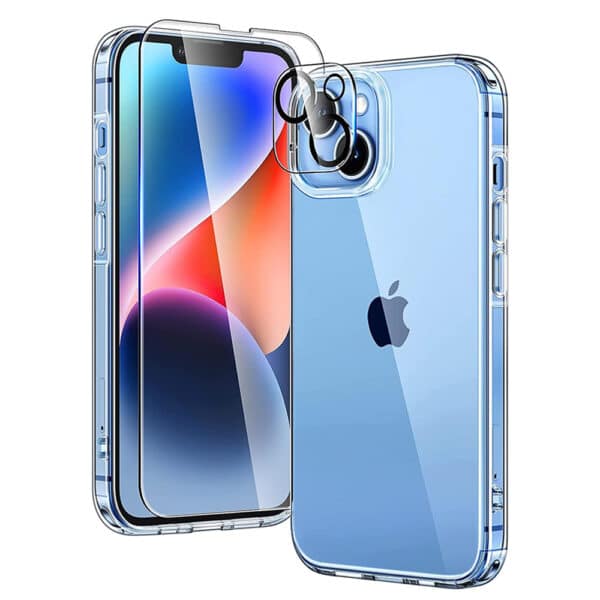 ESR - [3in1 Pack] Project Zero + Προστασία Οθόνης και Κάμερας - iPhone 14 Plus - Διάφανη