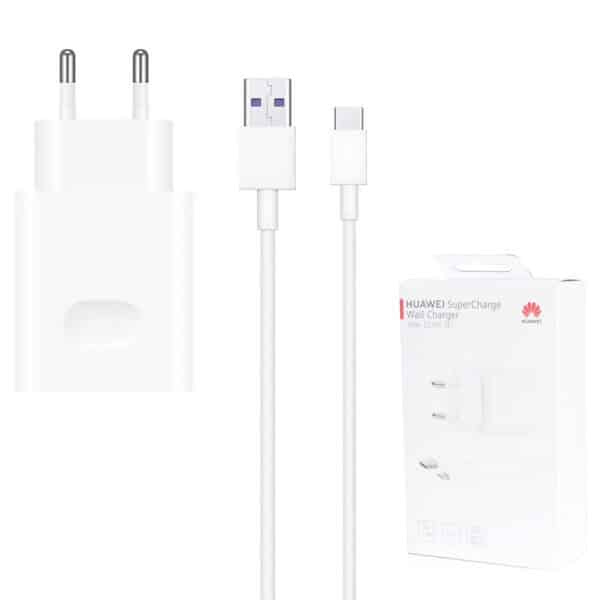 Huawei - Original Φορτιστής CP404 (HW-100225E00) - USB, Fast Charge, 22.5W, Cable Type-C, 2.25A, 1m - Λευκό (Blister Packing)