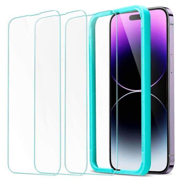 ESR - TempeΚόκκινο Glass (3 pack) - iPhone 14 Pro Max - Clear