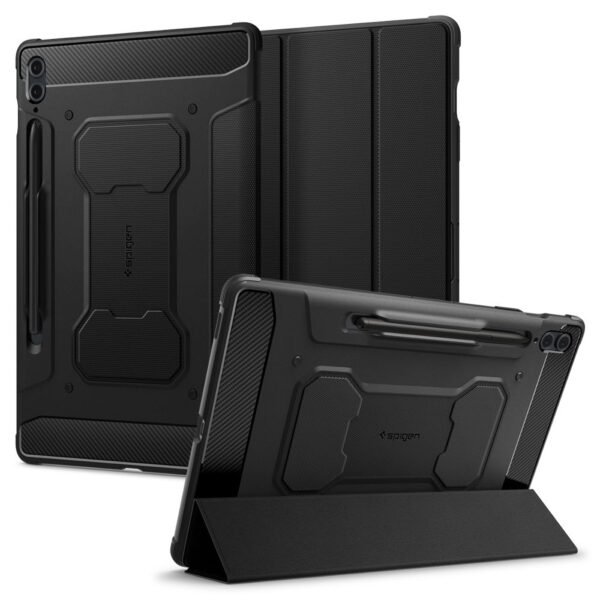 Spigen - Rugged Armor Pro Θήκη Σιλικόνης- Samsung Galaxy Tab S9 FE Plus - Μαύρο