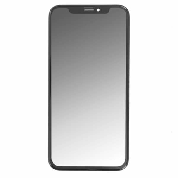 OEM - Hard OLED Display Touchscreen with Frame (17021) - iPhone X - Μαύρο