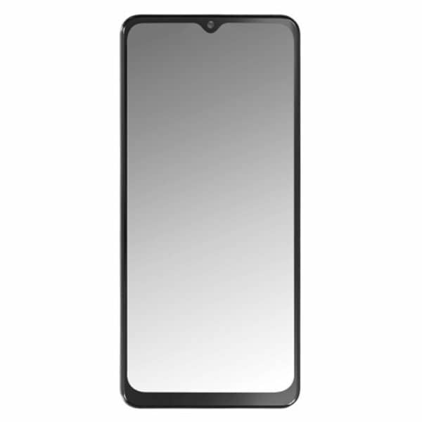 Samsung - Original Display Touchscreen + Frame (15547) - Samsung Galaxy A12 (SM-A125F), Service Pack GH82-24490A - Μαύρο