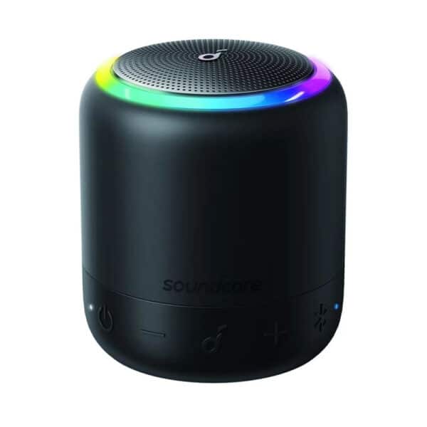 Anker - Ασύρματα Speaker SoundCore Mini 3 Pro (A3127G11) - Bluetooth 5,0, USB-C, LED Lights, 6W - Μαύρο
