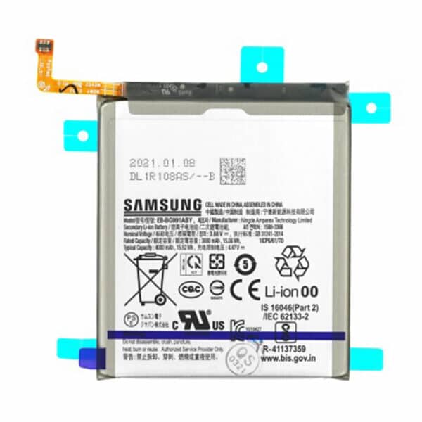 Samsung - Original Smartphone Battery EB-BG991ABY (15387) - Samsung Galaxy S21 5G (SM-G991), GH82-24537A - 4000mAh - Γκρί