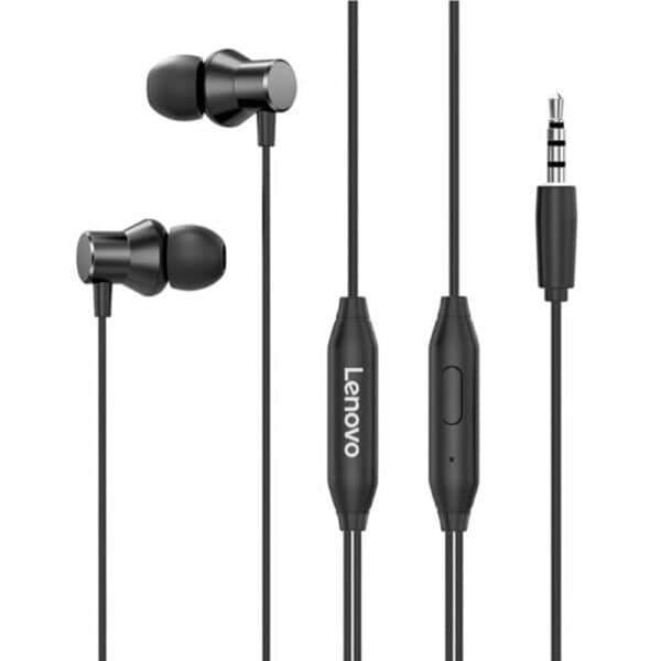 Lenovo - Ενσύρματα Ακουστικά HF130 (20512) - Jack 3.5mm, In-Ear, 1.15m - Μαύρο