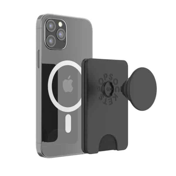PopSockets - PopWallet - Magnetic MagSafe Μαύρο