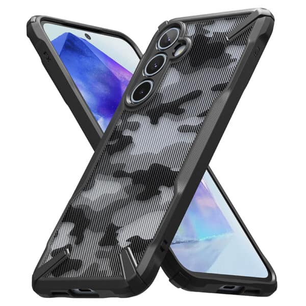 Ringke - Fusion X Design - Samsung Galaxy A55 5G - Camo Μαύρο