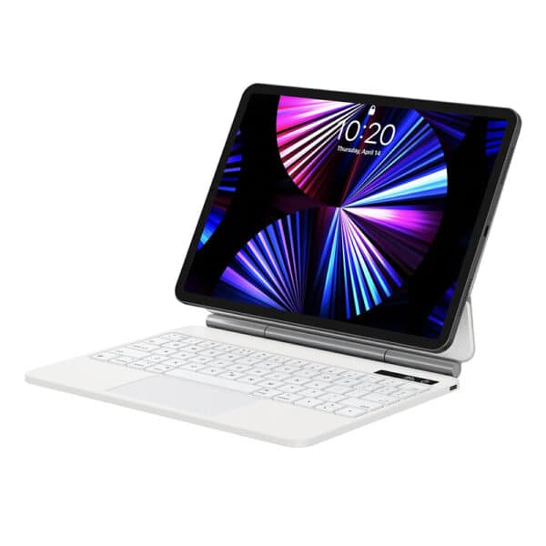 Baseus - Brilliance - Θήκη με Πληκτρολόγιο (ARJK020002) - iPad 10 (2022) 10.9 - Λευκό
