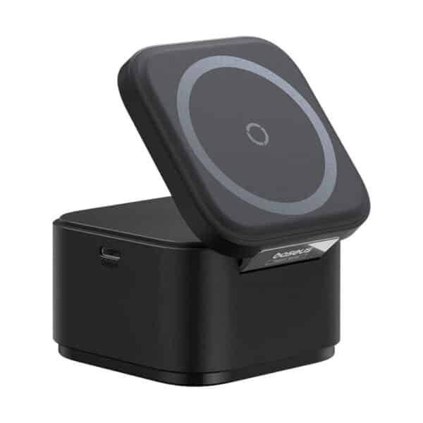 Baseus - Βάση Ασύρματης Φόρτισης (P10264100123-00) - Cube Shape, MagSafe, Qi, Type-C, 25W - Μαύρο