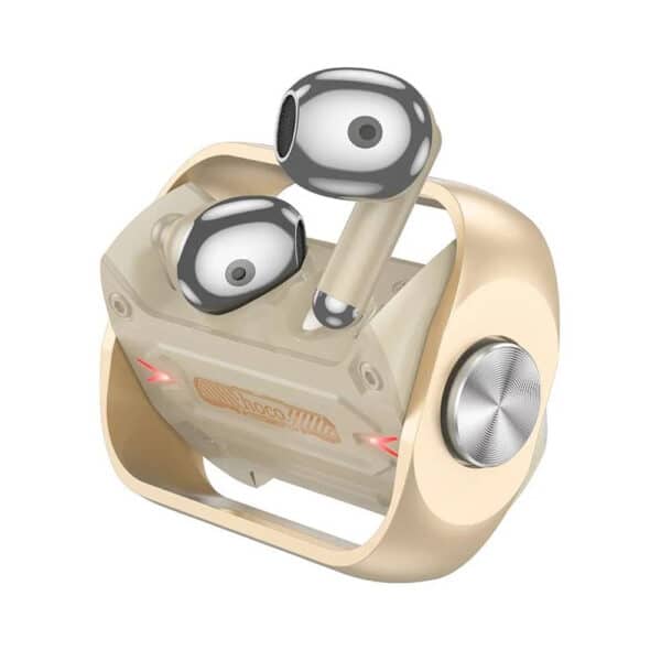 Hoco - Wireless Earbuds (EW55) - for Gaming, Bluetooth 5.3, True Wireless - Χρυσό