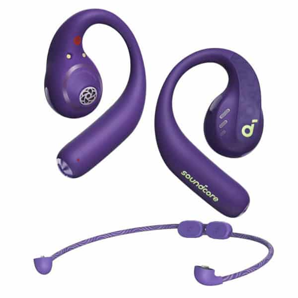 Anker - Ασύρματα Earbuds SoundCore AeroFit Pro (A3871GQ1) - για Sport, Bluetooth, Waterproof - Μώβ