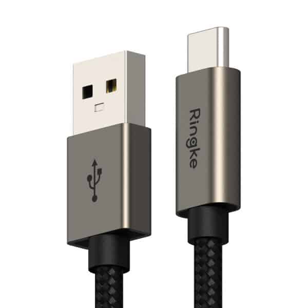 Ringke - Data Cable - USB to Type-C, 60W, 1m - Μαύρο